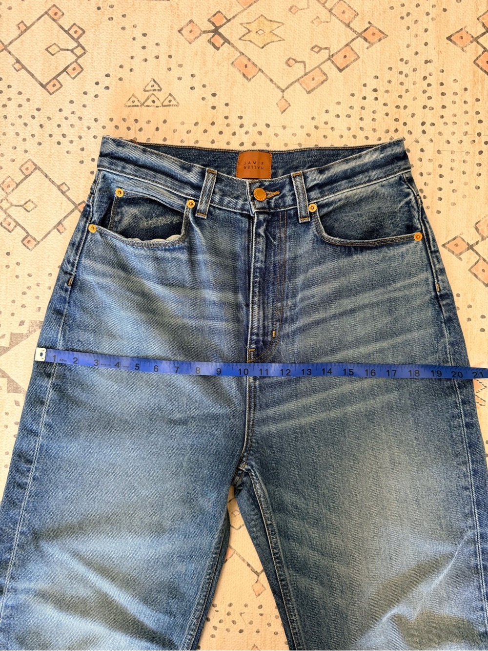 JAMIE HALLER Fan Jean in Borrego Indigo NWT - Picture 8 of 9